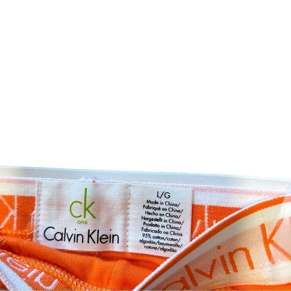 Calvin Klein Underwear Vintage Orange Cotton Trunk - Picture 3 of 8